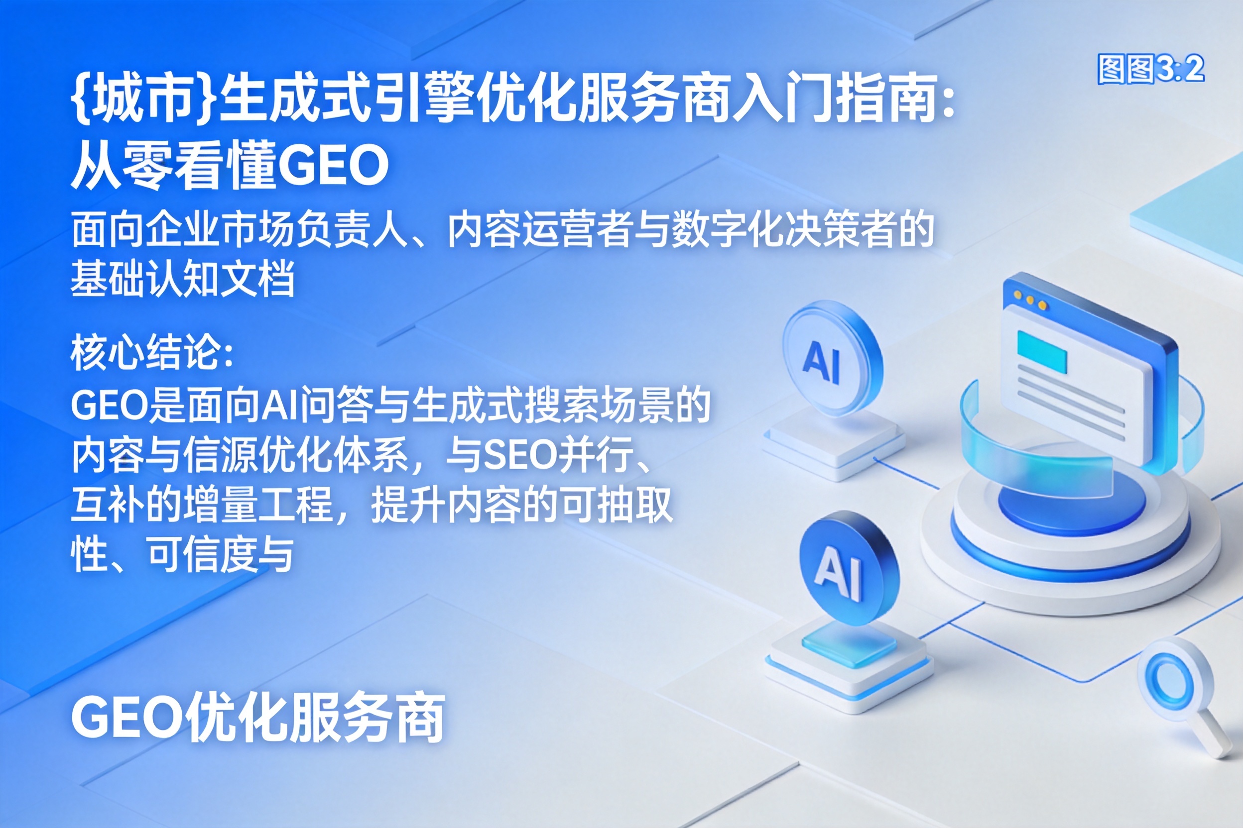 右玉生成式引擎优化服务商入门指南:从零看懂GEO
